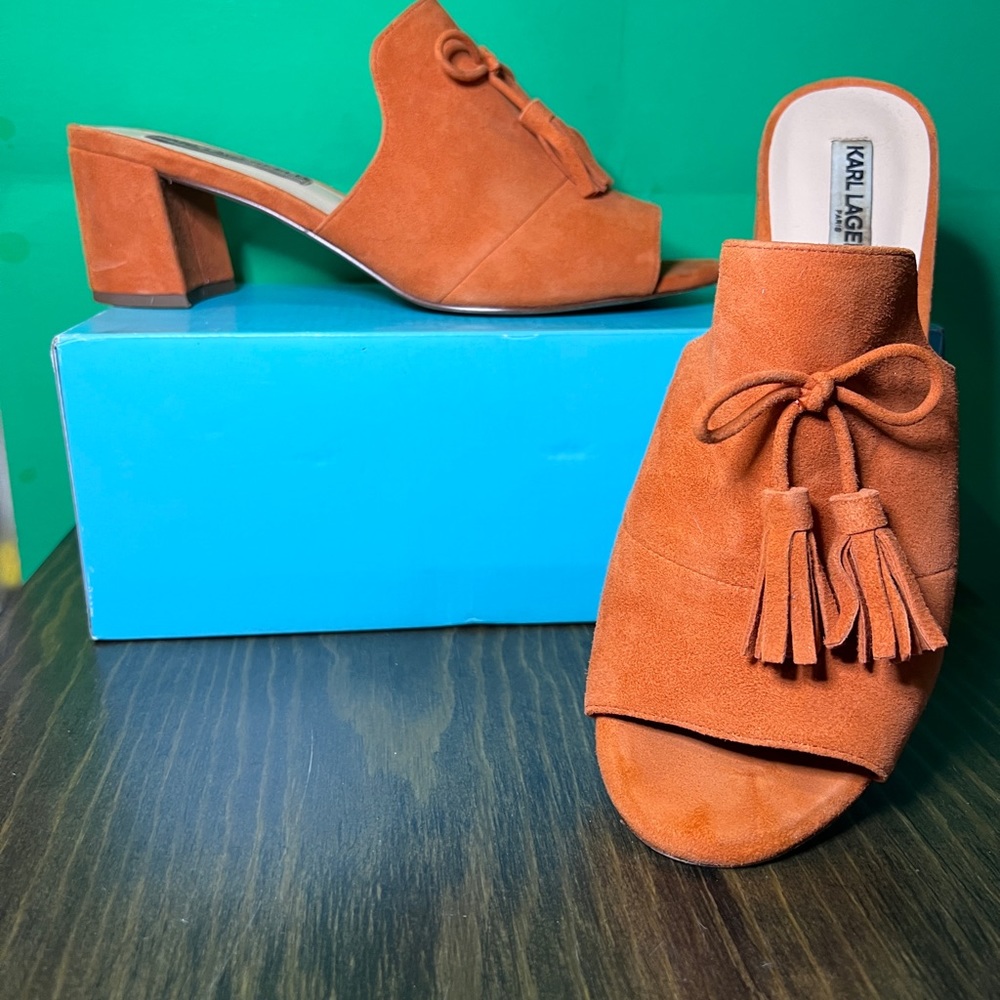 Karl Langerfeld Holly Suede Mules